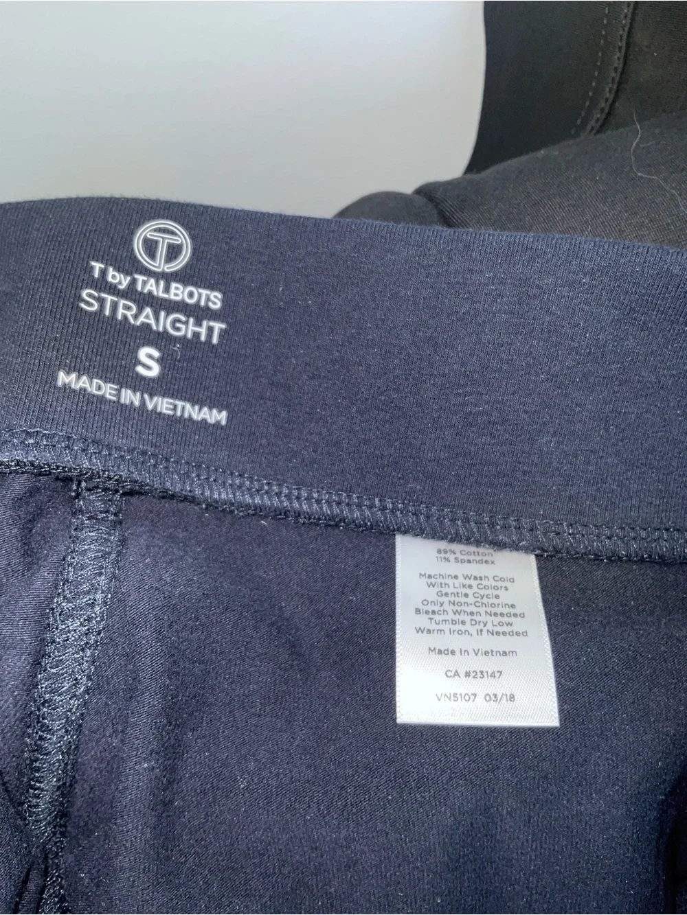 Talbots Navy Pull-on  Pants